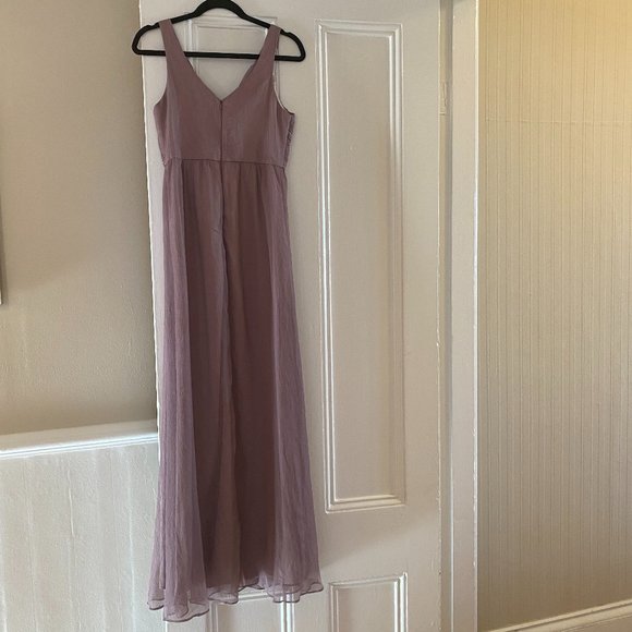 Violet Grey Bridesmaid Dress; Style: Angie - Picture 2 of 3